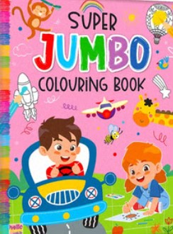Super Jumbo Colouring Book